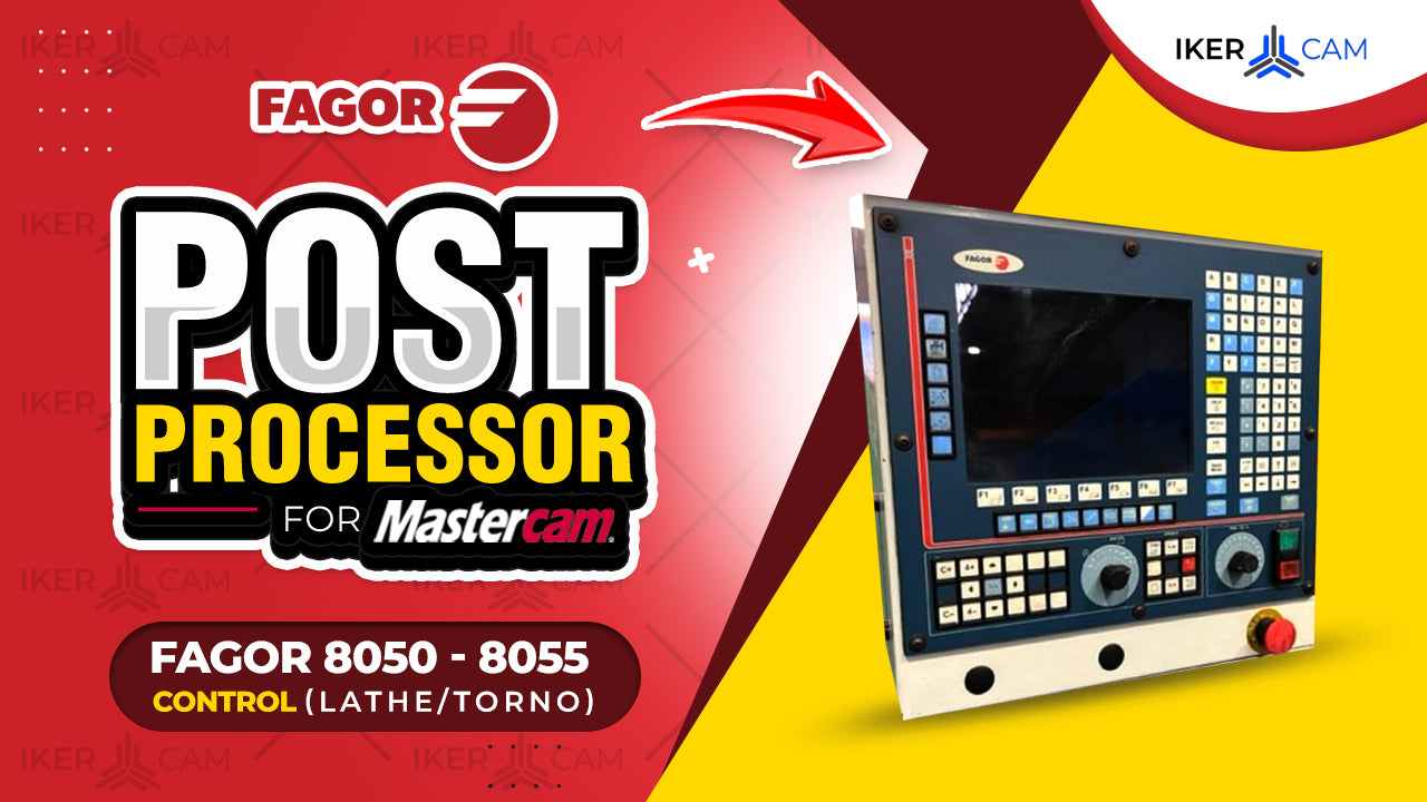 Postprocesador Fagor CNC 8050/8055 para Mastercam – Torno CNC Optimizado