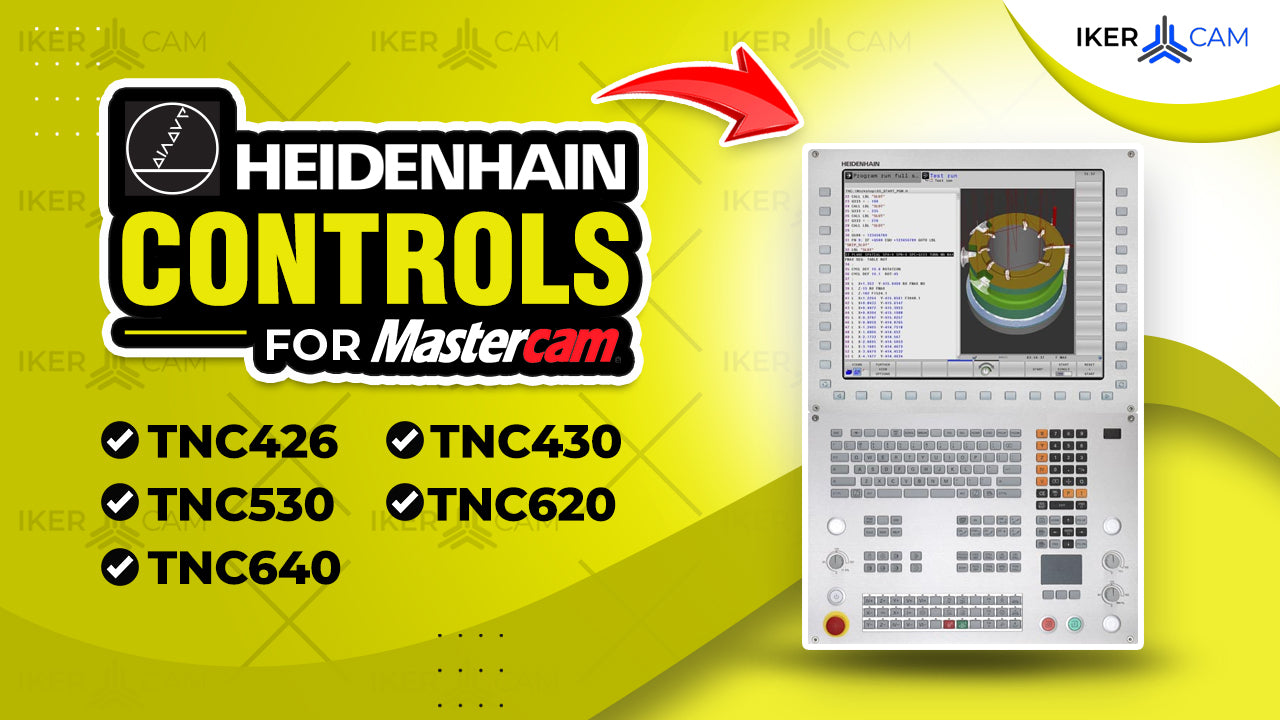 Postprocesador Heidenhain para Mastercam – Código CNC Optimizado y Preciso