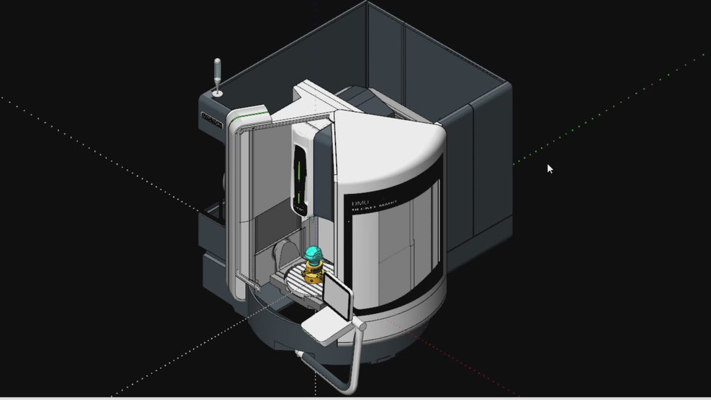 Simulación MachSim DMU 65 monoBLOCK para Mastercam – Máquina 5 Ejes de Alta Precisión